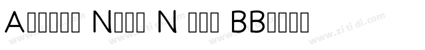 Avenir Next N for BB字体转换